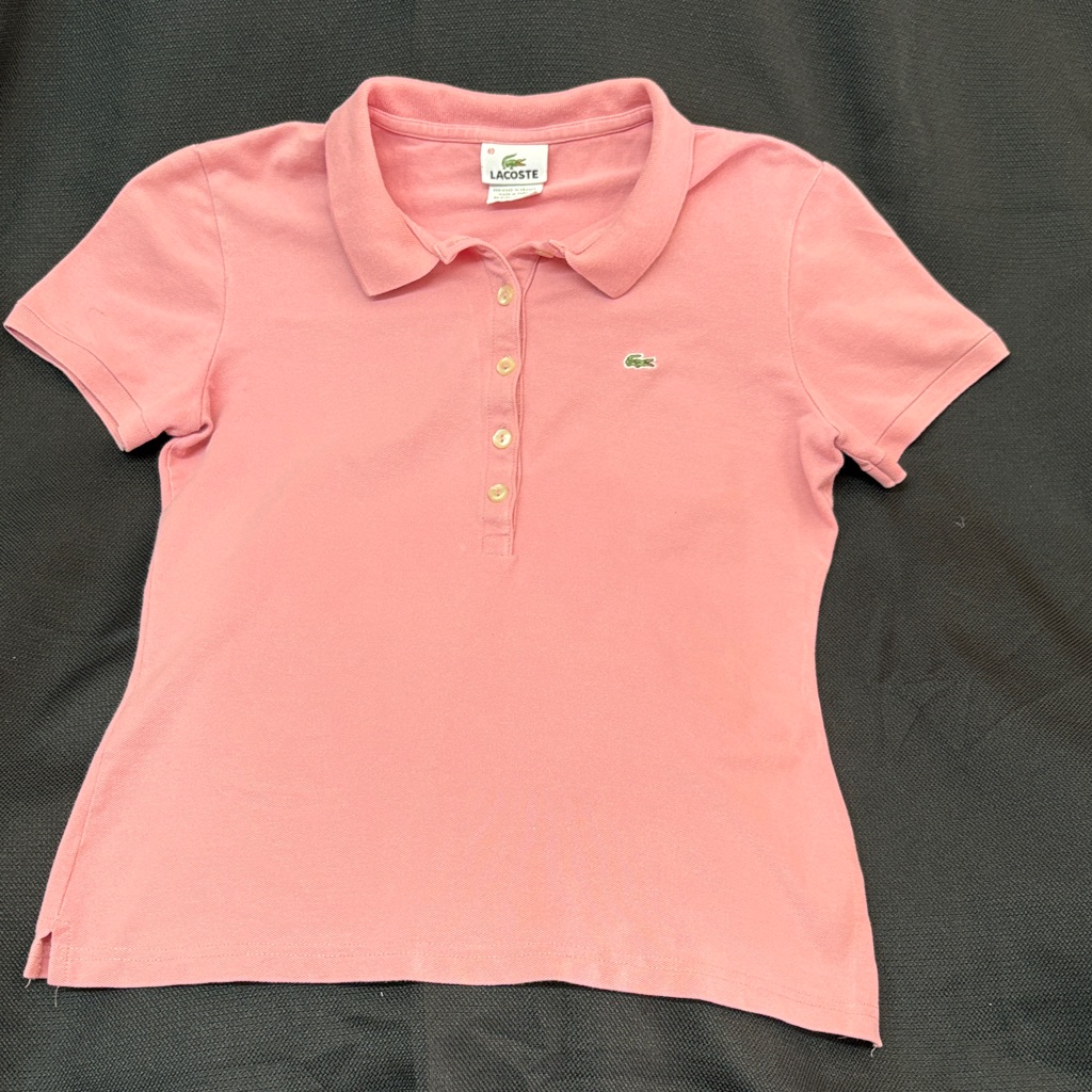 Lacoste Pink Polo Blouse
